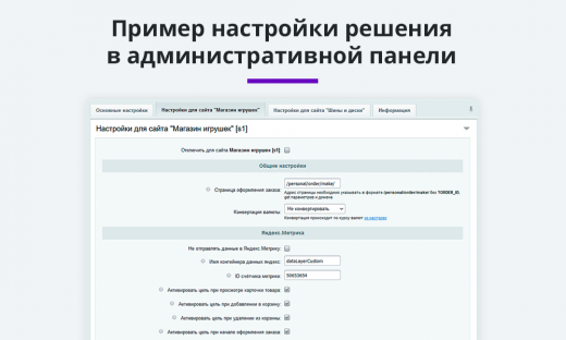 Электронная коммерция для Яндекс.Метрики, Google Analytics 