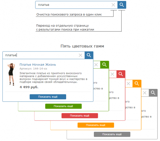 Быстрый поиск товаров 